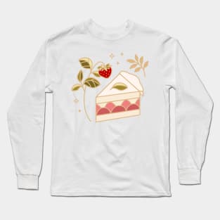 Strawberry Cake Long Sleeve T-Shirt